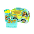 Light Green-Teal-Orange - Front - Scooby Doo The Mystery Machine Lunch Box Set