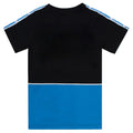 Black-Blue-White - Back - Sonic The Hedgehog Boys Gaming Statistics T-Shirt