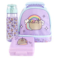 Pastel Purple - Front - Pusheen Lunch Bag and Bottle Set (Pack of 3)