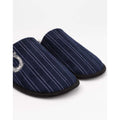 Blue-White - Close up - Peaky Blinders Mens Striped Slippers