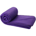 Purple - Back - Bullet Huggy Blanket And Pouch