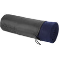 Navy - Front - Bullet Huggy Blanket And Pouch