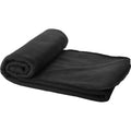 Solid Black - Back - Bullet Huggy Blanket And Pouch