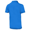 Sky Blue - Back - Slazenger Mens Advantage Short Sleeve Polo