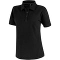 Solid Black - Front - Elevate Primus Short Sleeve Ladies Polo