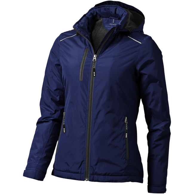 Navy - Front - Elevate Womens-Ladies Smithers Fleece Lined Jacket