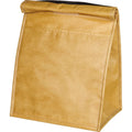 Brown - Front - Bullet Big Clover Paper Lunch Cooler Bag