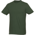 Army Green - Front - Elevate Unisex Heros Short Sleeve T-Shirt
