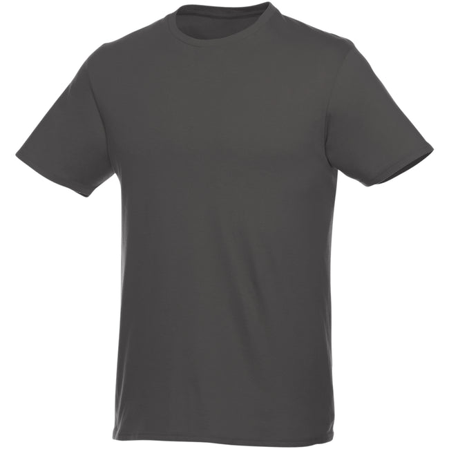 Storm Grey - Front - Elevate Unisex Heros Short Sleeve T-Shirt