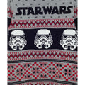 Multicoloured - Back - Star Wars Girls Stormtrooper Knitted Christmas Jumper