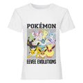 White - Front - Pokemon Girls Eevee Evolutions T-Shirt