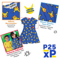 Blue - Lifestyle - Pokemon Girls AOP Pikachu Face Dress