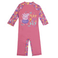 Pink - Front - Peppa Pig Baby Play All Day One Piece Swimsuit