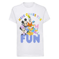 White - Front - Mickey Mouse & Friends Baby Boys Here Comes The Fun Disney T-Shirt