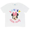 White - Side - Disney Baby Girls Minnie Mouse T-Shirt