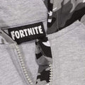 Heather Grey - Back - Fortnite Girls Camo Emotes Hoodie And Joggers Set