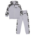 Heather Grey - Front - Fortnite Girls Camo Emotes Hoodie And Joggers Set