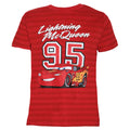 Red - Front - Cars Boys Lightning McQueen T-Shirt