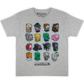 Heather Grey - Side - Minecraft Girls Mini Mobs T-Shirt