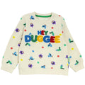 Cream - Front - Hey Duggee Girls Stars Sweatshirt