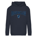 Navy - Front - Harry Potter Girls Ravenclaw Shield Hoodie
