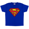 Royal Blue - Side - Superman Boys Logo T-Shirt