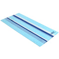 Blue-Aqua Blue-White - Front - Urban Beach Stripe Cotton Towel