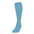Sky Blue - Front - Precision Childrens-Kids Plain Football Socks