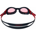 Navy-Red - Back - Speedo Childrens-Kids Futura Flexiseal Biofuse Swimming Goggles