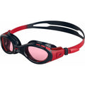 Navy-Red - Front - Speedo Childrens-Kids Futura Flexiseal Biofuse Swimming Goggles
