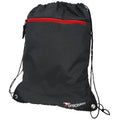 Black-Red - Front - Precision Pro HX Drawstring Bag