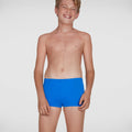 Navy - Back - Speedo Boys Essential Endurance+ Swim Shorts