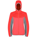 Neon Peach - Front - Regatta Womens-Ladies Rocknell Hybrid Waterproof Hooded Jacket
