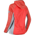 Neon Peach - Side - Regatta Womens-Ladies Rocknell Hybrid Waterproof Hooded Jacket