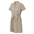 Nutmeg - Side - Regatta Womens-Ladies Quinty Short-Sleeved Dress
