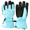 River Blue-Black - Front - Dare 2B Childrens-Kids Restart Ski Gloves