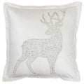 White - Front - Riva Paoletti Wonderland Prancer Christmas Cushion Cover