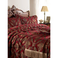 Burgundy - Front - Riva Home Shiraz Bedspread