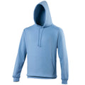 Cornflower Blue - Front - Awdis Unisex College Hooded Sweatshirt - Hoodie