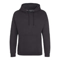 Black Smoke - Front - Awdis Unisex College Hooded Sweatshirt - Hoodie