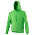Lime Green - Front - Awdis Unisex College Hooded Sweatshirt - Hoodie