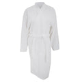 White - Front - Comfy Unisex Co Bath Robe - Loungewear