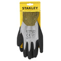 Grey-Black-Yellow - Back - Stanley Unisex Adult Gripper Waterproof Safety Gloves