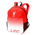 Red-White - Back - Liverpool FC Official Fade Crest Design Backpack