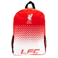 Red-White - Front - Liverpool FC Official Fade Crest Design Backpack