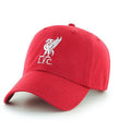 Red - Front - Liverpool FC Adults Official Football Crest Baseball Cap