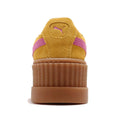 Lemon-Pink - Side - Puma X FENTY By Rihanna Womens-Ladies Cleated Suede Creepers
