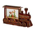Gold - Front - Premier Train Water Spinner Christmas Decoration