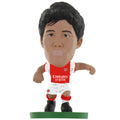 White-Red - Front - Arsenal FC Takehiro Tomiyasu SoccerStarz Football Figurine