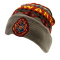 Grey-Red - Front - Harry Potter Unisex Adults Hogwarts Beanie